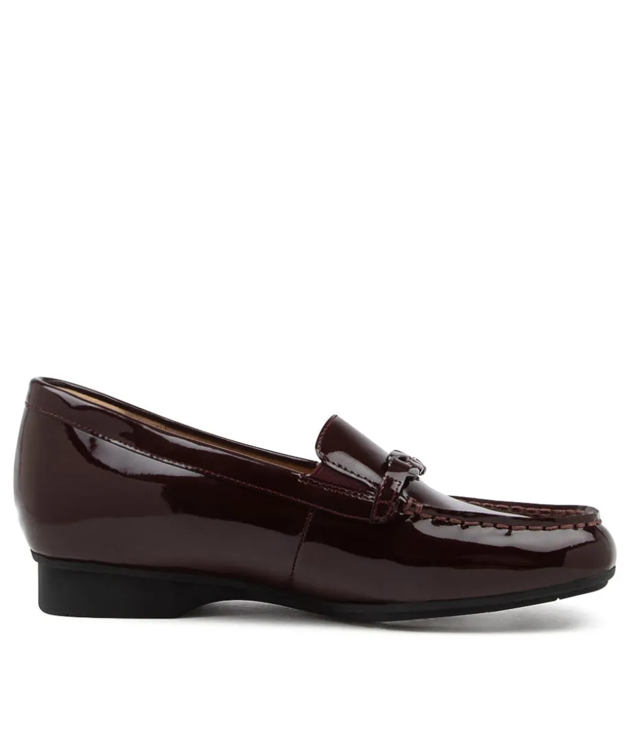 Fenders Xf Bordeaux Patent Leather Loafer