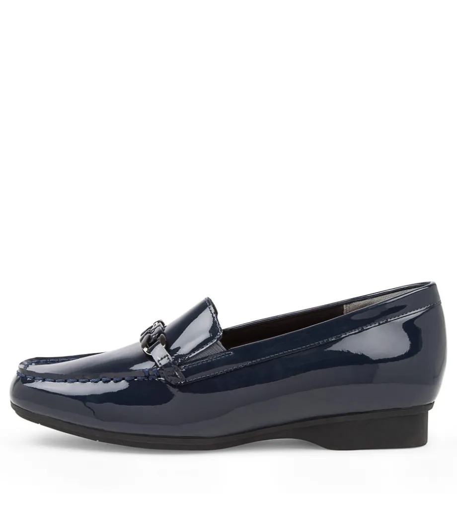 Fenders Xf Navy Patent Leather Loafer