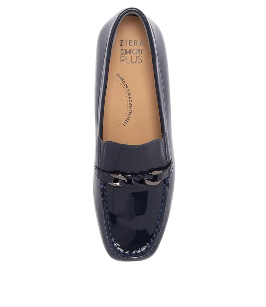 Fenders Xf Navy Patent Leather Loafer