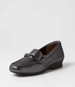 Fenders Xf Pewter Powder Leather Loafers