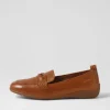 Fenja 14 Camel Leather Loafers