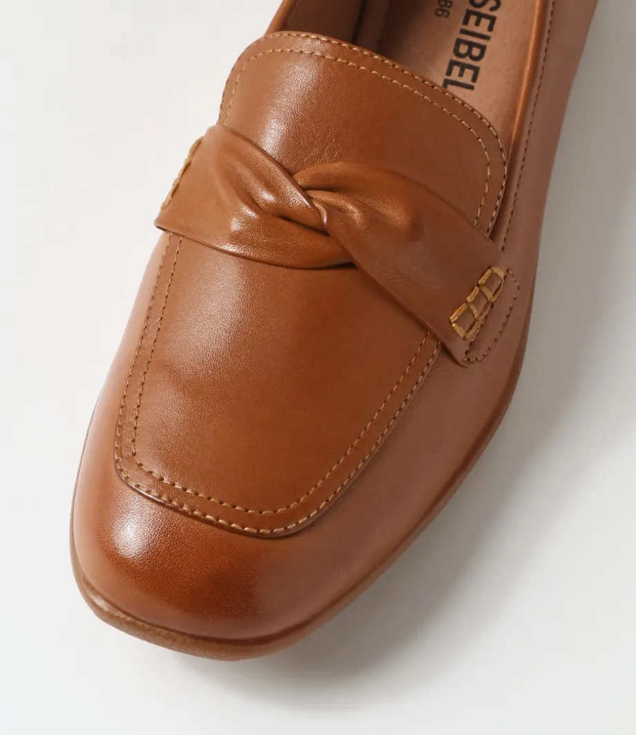 Fenja 14 Camel Leather Loafers