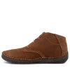 Fergey 18 Castagne Leather Ankle Boots