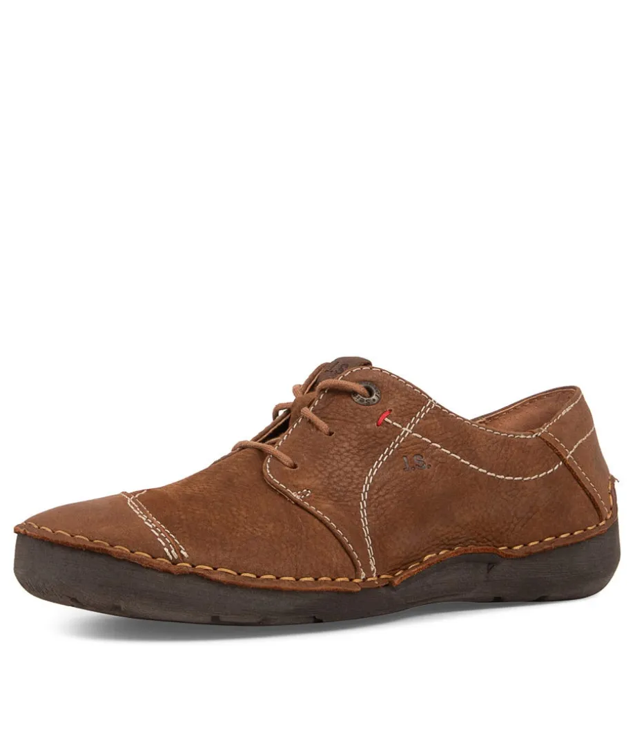 Fergey 20 Castagne Leather Sneakers