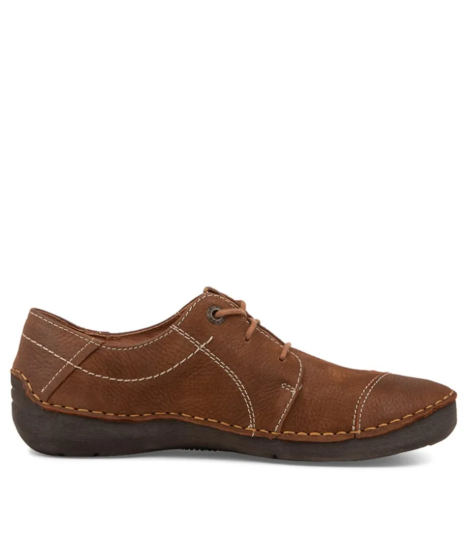 Fergey 20 Castagne Leather Sneakers