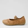 Fergey 80 Cognac Leather Mary Janes