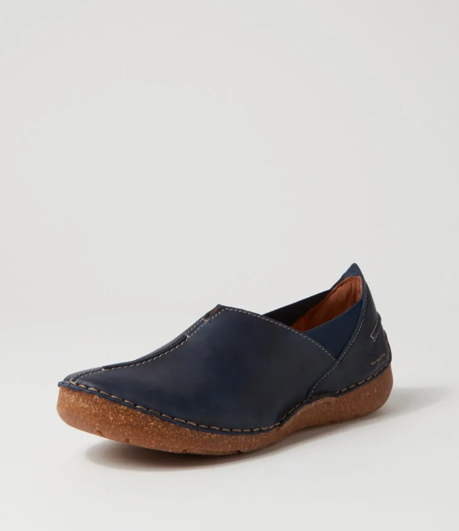 Fergey 69 Ocean Leather Flat Shoes