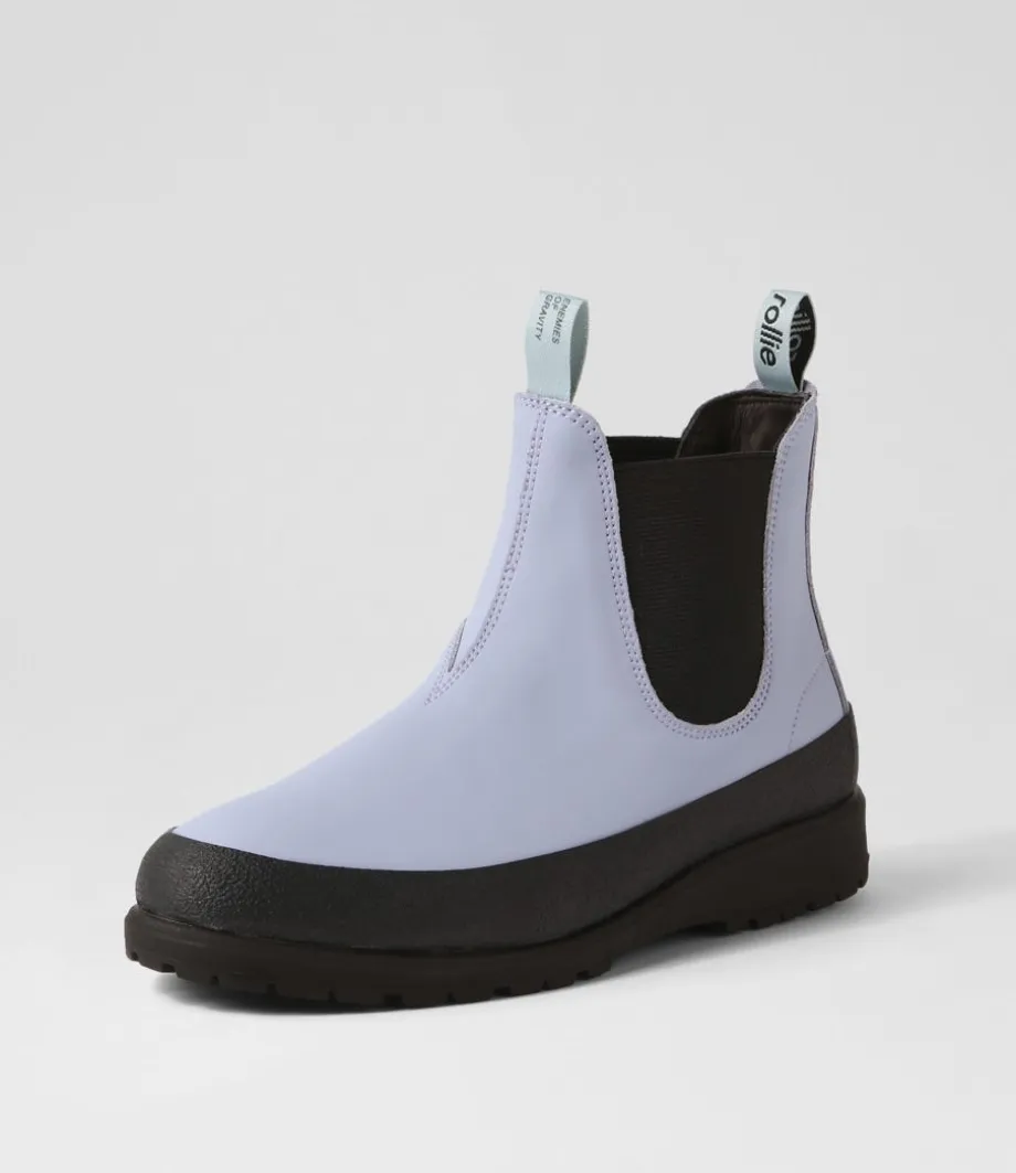 Fields Lavender Leather Chelsea Boots