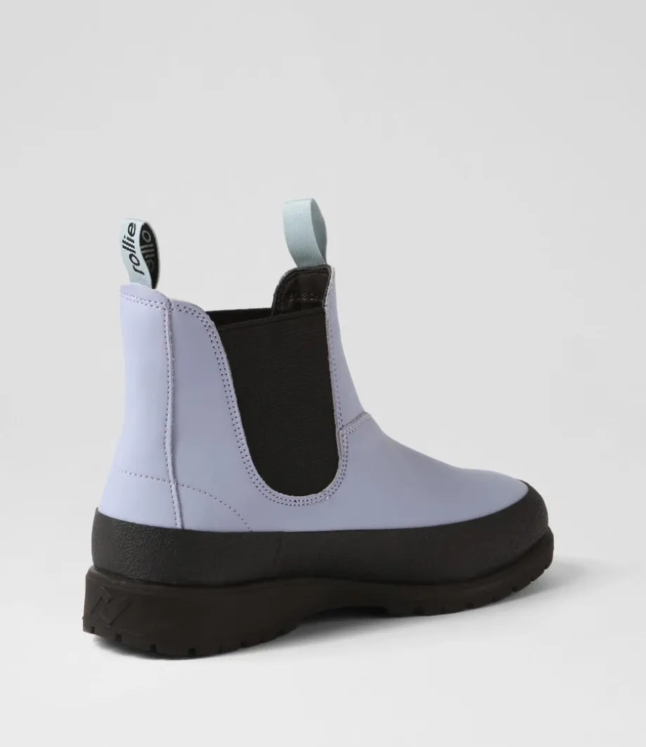 Fields Lavender Leather Chelsea Boots