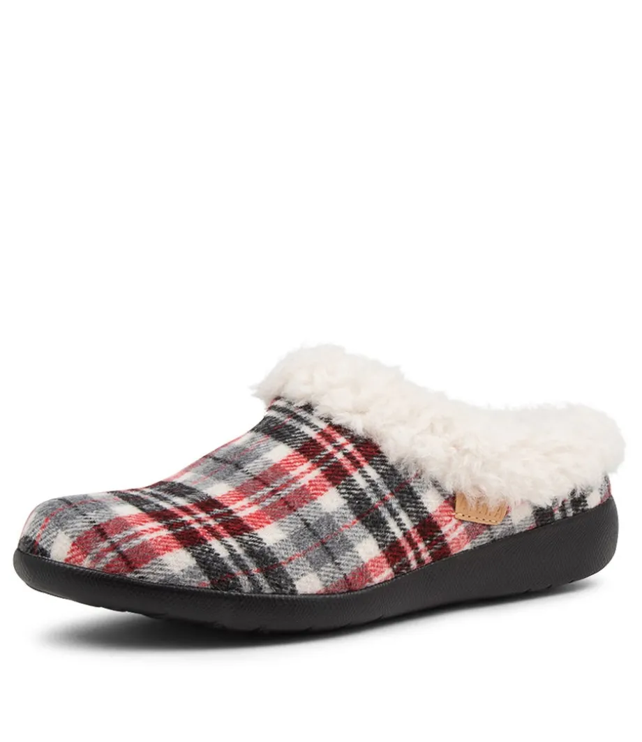 Fifi Xw Blk Check Fabric