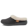 Fifi Xw Grey Fabric Slippers