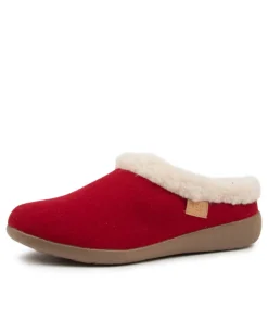 Fifi Xw Red Fabric Slippers