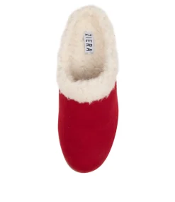 Fifi Xw Red Fabric Slippers