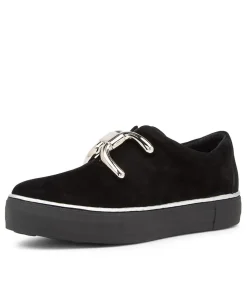Filpy Black Suede Sneakers Black Sole