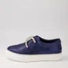 Filpy Navy Speckle Leather Sneakers