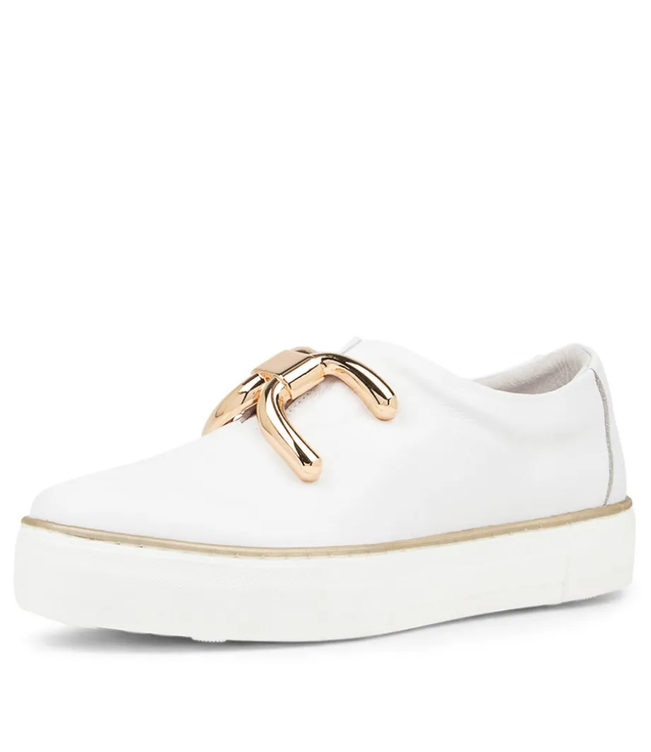 Filpy White Leather Sneakers