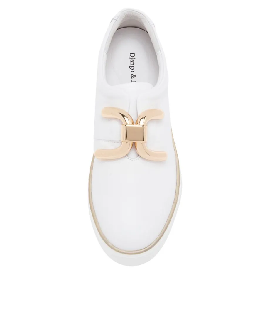 Filpy White Leather Sneakers