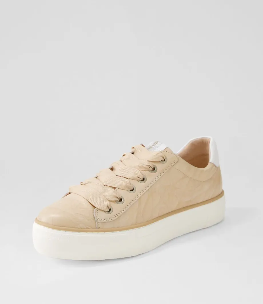 Finni Nude Shine White Multi Sneakers