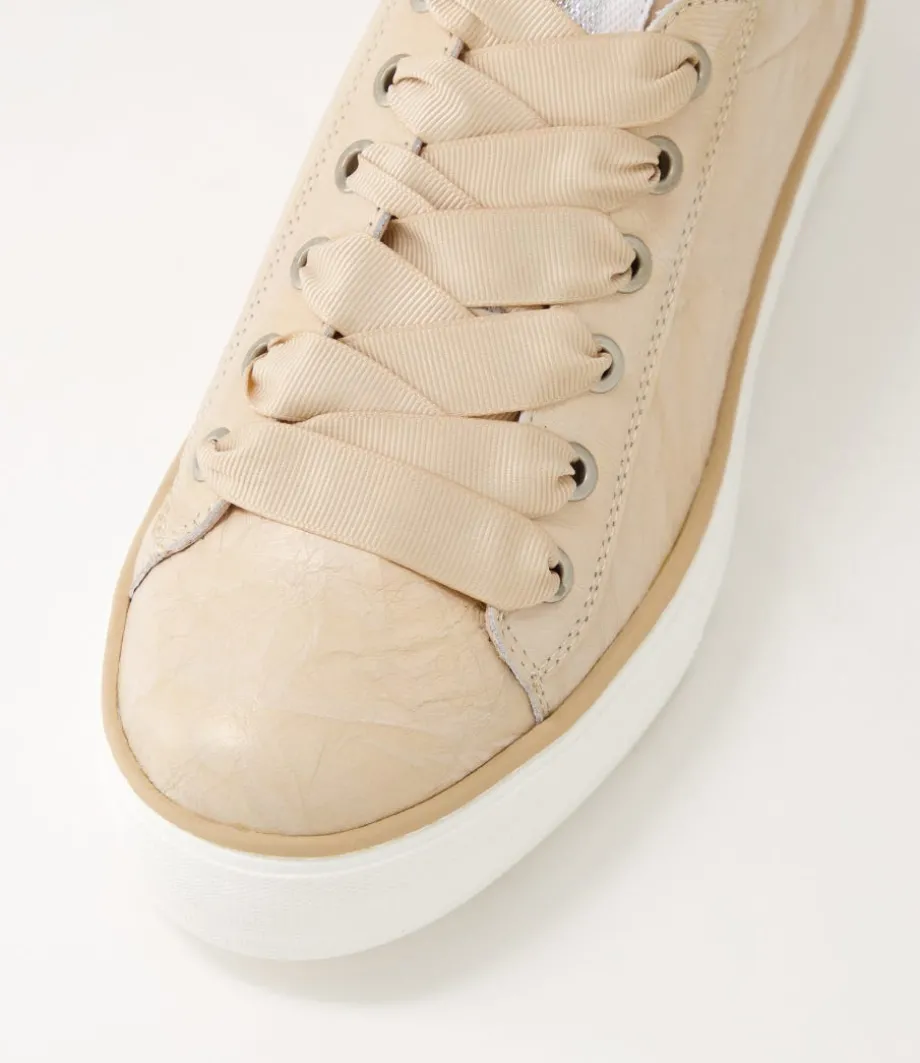 Finni Nude Shine White Multi Sneakers