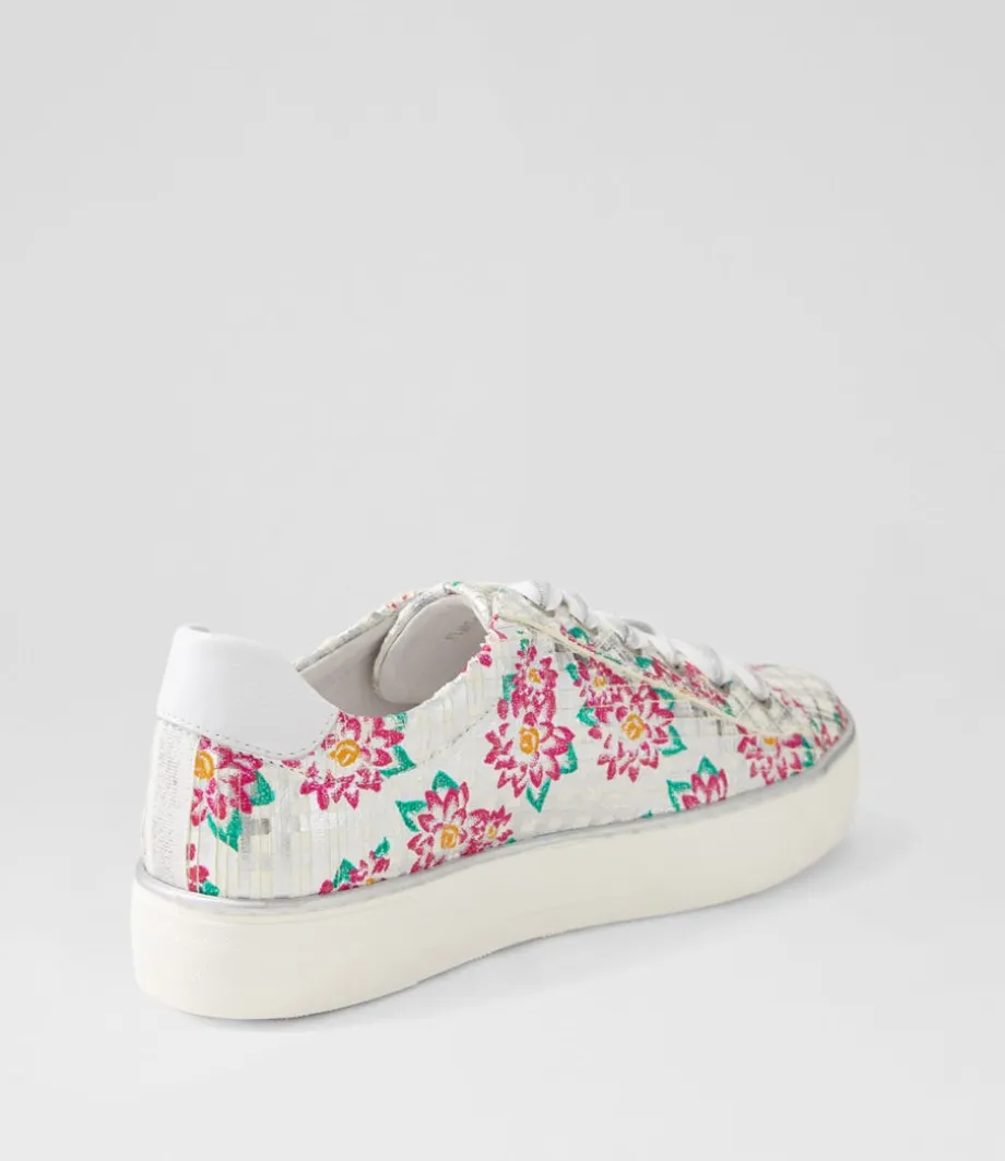 Finni Silver Fuchsia Multi Sneakers