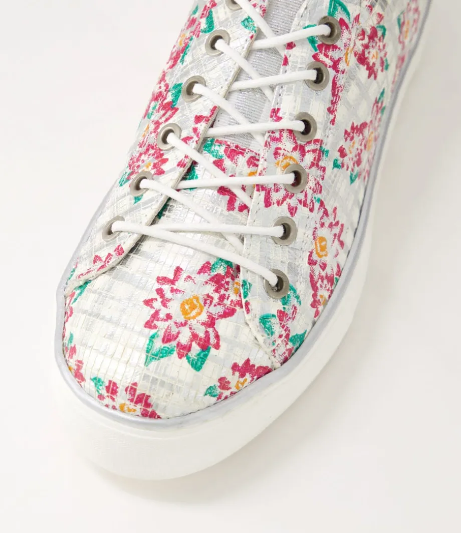 Finni Silver Fuchsia Multi Sneakers