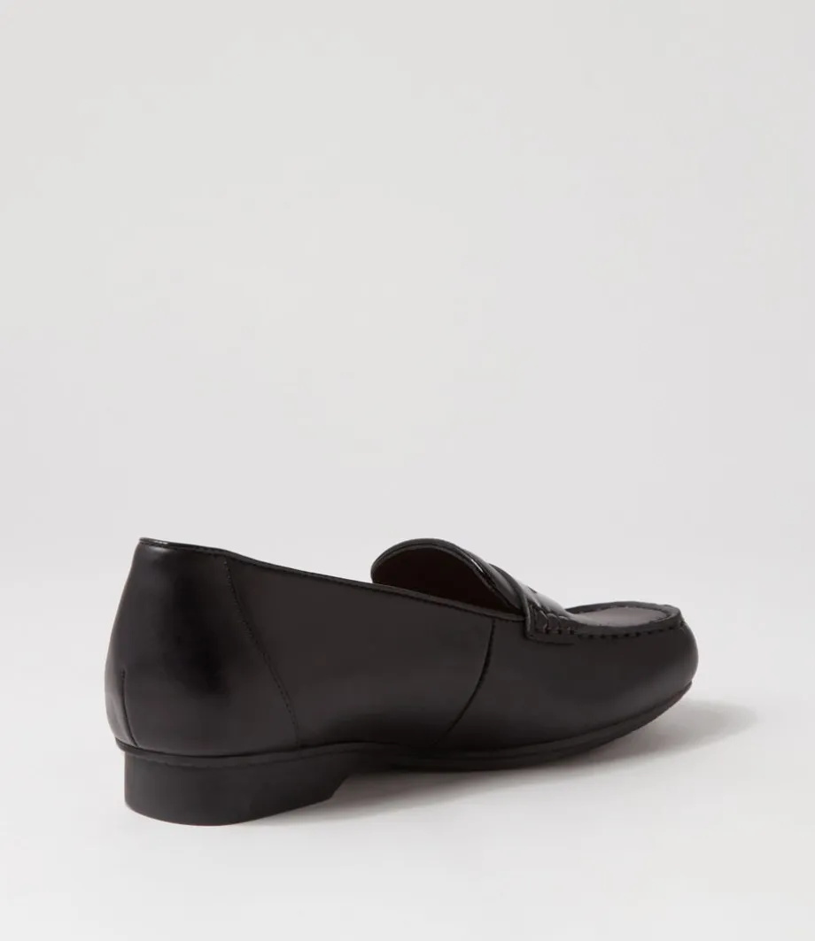 Finnit Xf Black Shine Leather Loafers