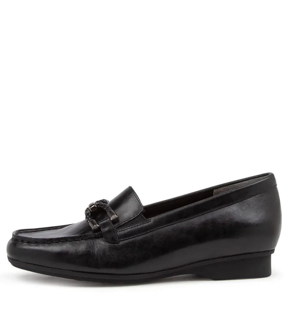Flossys Xf Black Leather Loafers