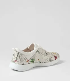 Fox Xf White Fields Leather Sneakers