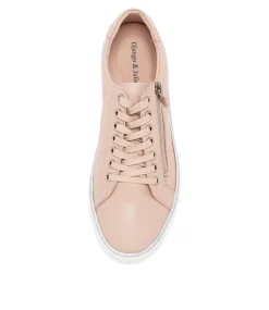 Froggy Nude Leather Sneakers