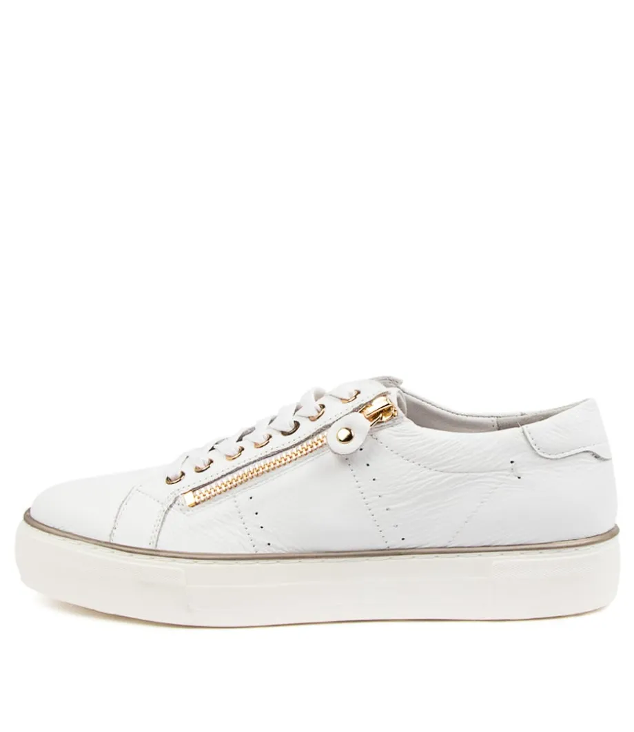 Froggy White Leather