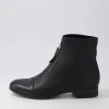 Funda Black Leather Ankle Boots