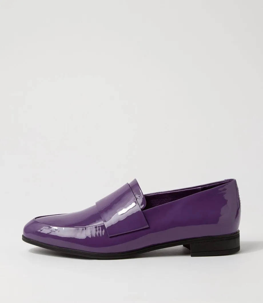 Gabrian Purple Patent Leather Loafers