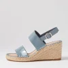 Gaga Denim Patent Leather Espadrilles