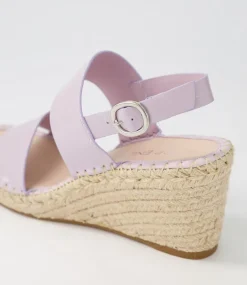 Gaga Lilac Patent Leather Espadrilles