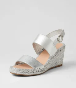 Gaga Silver Rope Leather Sandals