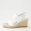 Gaga White Patent Leather Espadrilles