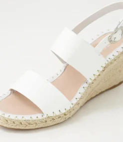 Gaga White Patent Leather Espadrilles