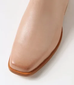 Gaines Cafe Leather Ankle Boots