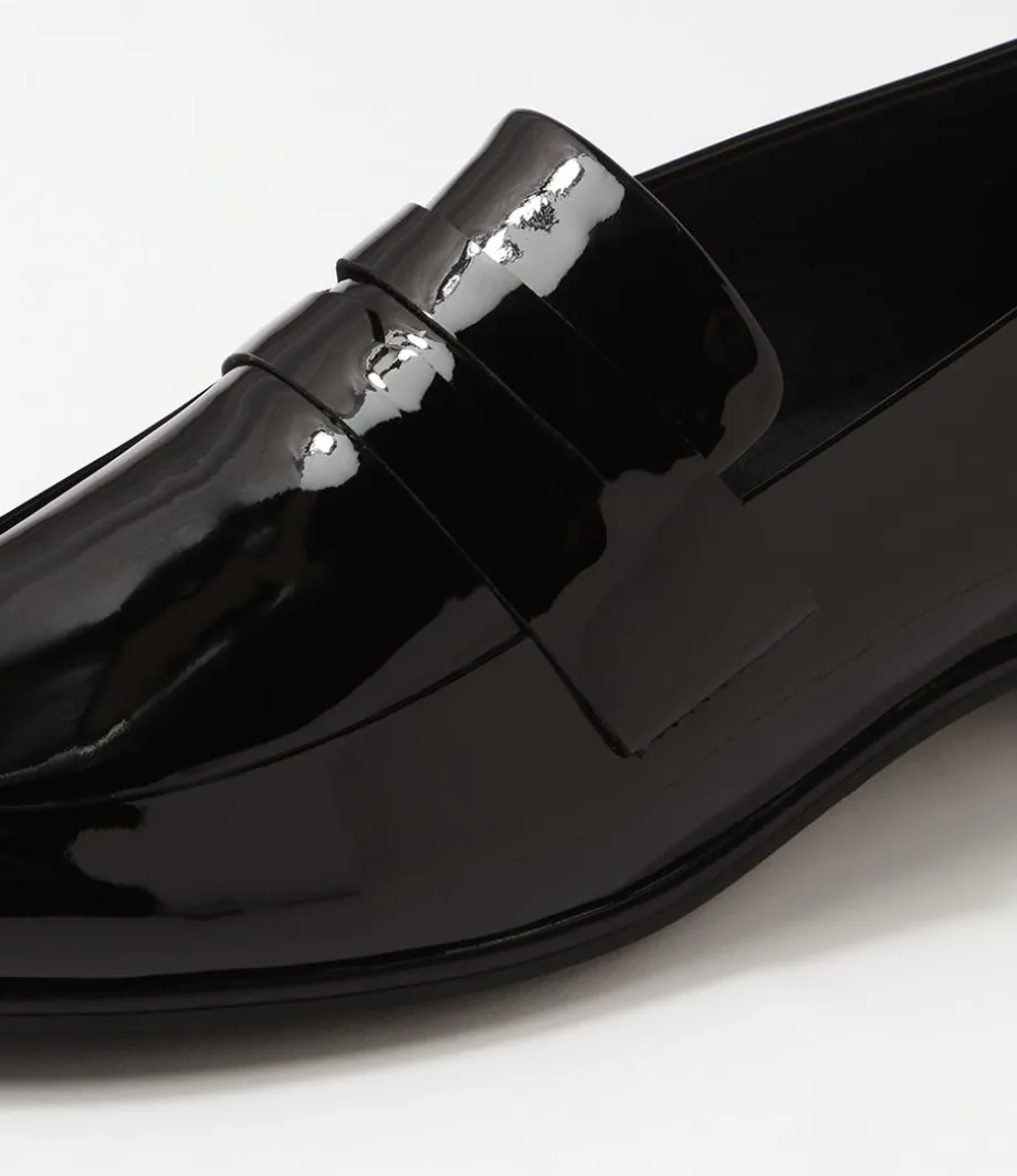 Gebeze Black Patent Leather Loafers