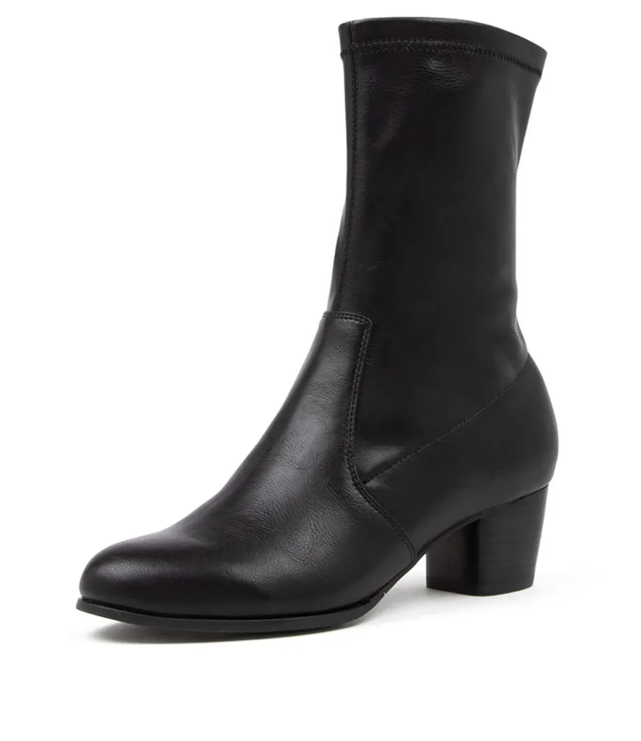 Genevey W Black Ankle Boots Bh