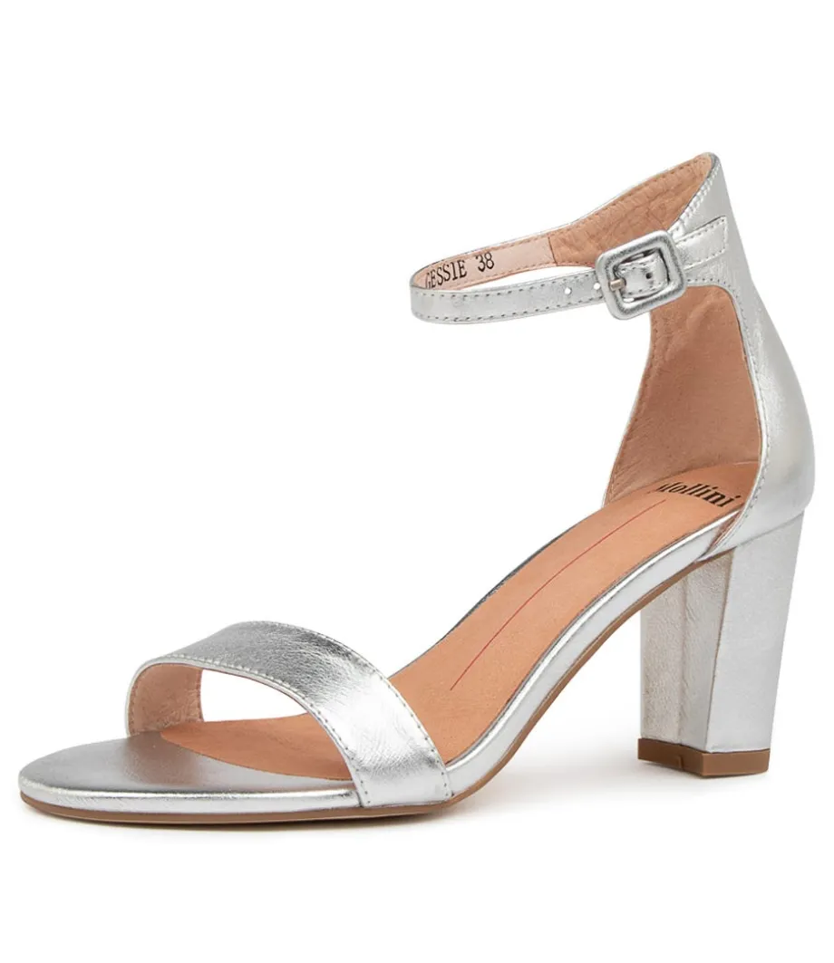 Gessie Silver Leather