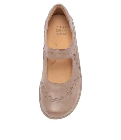 Gummibear W Smoke Leather Flat Shoes