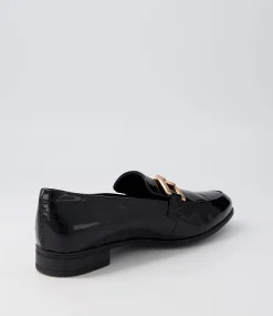 Gumper Black Patent Leather Loafers
