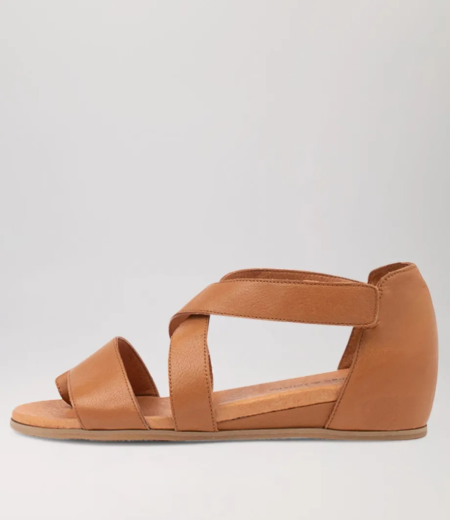 Haan Dark Tan Leather Sandals