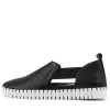 Habiki Black Leather Sneakers Ws