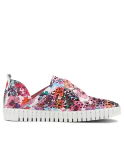 Haifa Poppy Print Leather Sneakers Ws