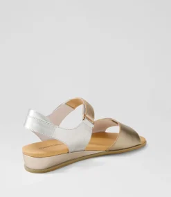 Halima Champagne Gold Multi Sandals