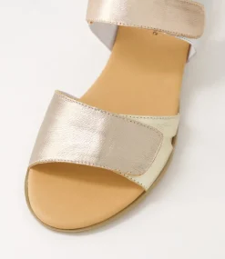 Halima Champagne Gold Multi Sandals