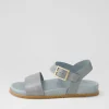 Hammil W Denim Leather Sandals