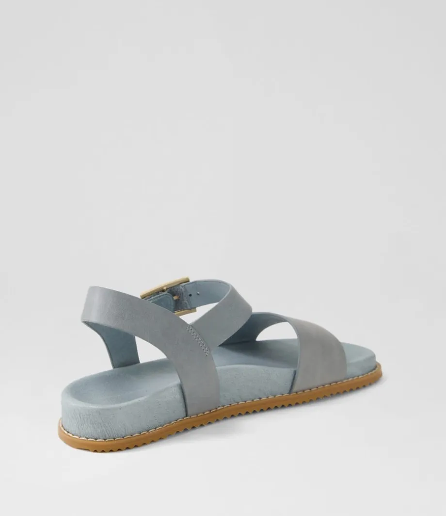 Hammil W Denim Leather Sandals